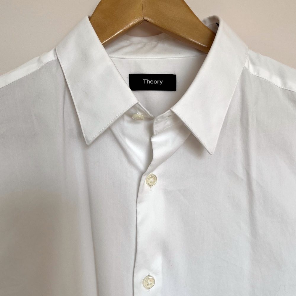 Stretch Cotton Longue Sleeves White Shirt